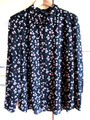 Next Bluse 46/48 - Schwarz-Rot-Weiß - BW ca. 63/64 cm - Länge ca. 70 cm