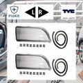 2x Tyc Streuscheibe, Hauptscheinwerfer Links, Rechts für Volvo V40 Kombi S40 I