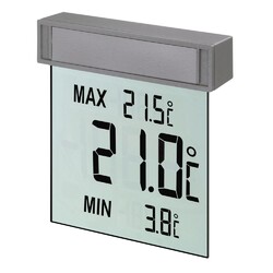 TFA 30.1025 "Vision" Digitales Fensterthermometer großes Display