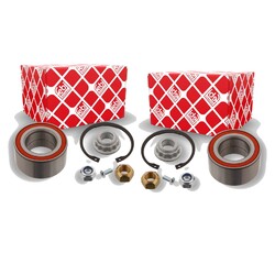 2X FEBI BILSTEIN RADLAGER-SATZ VORNE BEIDSEITIG PASSEND FÜR SEAT TOLEDO VW