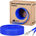 Netzwerkkabel DUPLEX CAT 8.1 Verlegekabel KUPFER AWG22 Dabl Installation Kabel