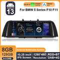 10,25 Android 14 Carplay 8+128G Autoradio 4G GPS Navi WiFi für BMW 5er F10 F11