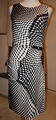 Jersey Kleid in Schwarz / Weiß Gr. 40 v. Amy Vermont neu NP 89,99