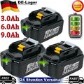 4X 9,0Ah 6Ah Akku Für Makita 18V BL1850 BL1830 LXT BL1860B 197280-8 Ersatzakku