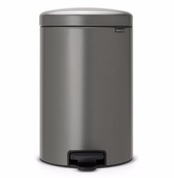 brabantia NewIcon Treteimer Mülleimer 3-30 Liter in Platinum Graphit Abfalltonne