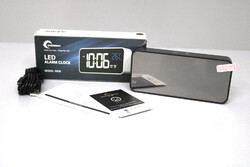 CHEREEKI Digitaler Wecker, LED Digitaluhr mit Temperaturanzeige 12/24 Stunden