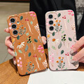 Für Samsung Galaxy S25 S24 FE Ultra S23 S22 A16 A15 A55 Blumen Weiche Handyhülle