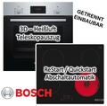 Herdset Bosch Backofen Schnellaufheizung mit Glaskeramikkochfeld autark 60 cm