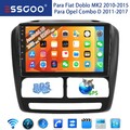 Android 15 Autoradio 2+32GB CarPlay Navi Für Fiat Doblo MK2 Opel Combo D 2011-17