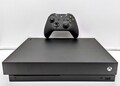 Xbox One X 1TB schwarz - inkl. Original Controller - akzeptabel (Kratzer)