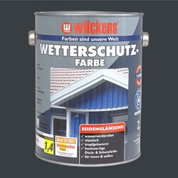 Wetterschutzfarbe Wilckens  Holzdeckfarbe 2,5 Liter | 8 Farben (9,56€/1l)