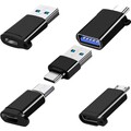 USB C Adapter, Micro USB auf USB C, Datenkabel, Ladekabel, 5 Stück