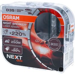 OSRAM D3S NIGHT BREAKER LASER Xenarc +200% Xenon Scheinwerfer Lampe für Audi