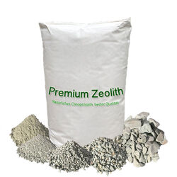 25KG Zeolith Filtermaterial Zeoliet Phosphatbinder Algen Teich Pulver Koi Pool
