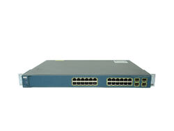 Cisco Switch WS-C3560G-24TS-S 24Ports 1000Mbits 4Ports SFP 1000Mbits Managed Rac