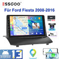 DAB+ Autoradio GPS Navi Carplay Android BT RDS MIK KAM Für Ford Fiesta 2008-2016