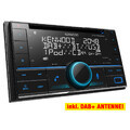 KENWOOD 2-DIN DPX7300DAB Auto Radioset für AUDI TT 8J - 2006-2014
