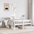 Massivholzbett Holzbett Bett Seniorenbett Bettgestell mit Kopfteil Kiefer vidaXL