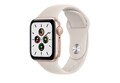 Apple Watch SE 40mm Aluminiumgehäuse-Gold mit Sportarmband in Weiß (GPS)...