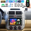 2DIN Für VW Volkswagen Polo 9N Apple Carpaly Android15 Autoradio GPS Navi 6+128G