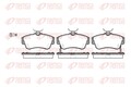 Bremsbelagsatz Scheibenbremse REMSA 0753.02 für CHRYSLER CRUISER PT CRD