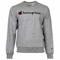 Champion Herren Sweatshirt -  Crewneck Sweatshirt, Langarm, Logo, einfarbig