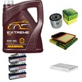 Inspektionspaket 5L MANNOL Extreme 5W-40 für VW UP 1.0 Skoda Citigo Mii