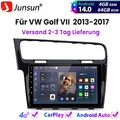 Für VW Golf VII 2013-2017 Carplay Android Autoradio 4+64G 8Kern GPS Navi 4G Wifi