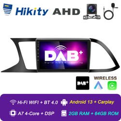 Android 13 DAB+ Autoradio Carplay GPS Navi DSP für Seat LEON 3 5F1 5F5 2012-2020