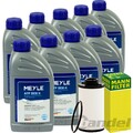MANN HYDRAULIKFILTER+MEYLE ATF DCG II  passend für DSG 6 GANG DQ250 0D9 02E