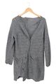 ISCHIKO Strickjacke Damen Gr. M Grau Langarm Cardigan