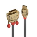 LINDY HDMI/DVI Adapterkabel HDMI-A Stecker, DVI-D 18+1pol. Stecker 15.00m Gold 3