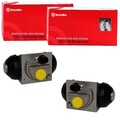 2x BREMBO RADBREMSZYLINDER 22,2mm passend für DACIA DOKKER DUSTER LODGY LOGAN