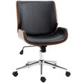 Bürostuhl mit Wippfunktion, Ergonomischer Computerstuhl, bis 120 kg Belastbar