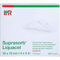 SUPRASORB Liquacel hydroakt.Faserverb.10x10 cm 10 St PZN17311313