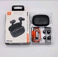 JBL Wave 200 TWS True-Wireless In-Ear Bluetooth-Kopfhörer, Schwarz, Deep Bass