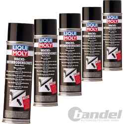 5x 500ml LIQUI MOLY UBS UNTERBODENSCHUTZ WACHSBASIS UNTERBODENWACHS SCHWAR