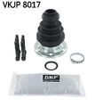 SKF Faltenbalg (Material: Gummi): L 115 mm, ID: 24/100 mm AUDI, VW VKJP8017