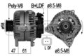 ERA 209072A Generator, Lichtmaschine für DACIA SANDERO