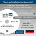 Windows 10 HOME / PRO Installation | BOOTFÄHIGE CD/DVD | 32-/64-BIT UPGRADE 7/8