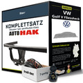 Für VW Golf V Fliessheck Typ 1K1 Anhängerkupplung starr +eSatz 7pol 03- NEU
