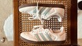 Original adidas Samba OG  Cloud White Hazy Green (Women's) Gr 40 NEU