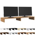 Monitorständer 1/2 Monitore Bildschirmständer Schreibtischaufsatz Erhöhung
