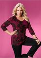 Shirt mit Spitzendruck von Sheego Gr.40/42 NEU