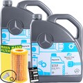 MANN-FILTER ÖLFILTER + 10L MOTOR-ÖL SYNTHETIC passend für MERCEDES MB 229.51