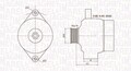 MAGNETI MARELLI LICHTMASCHINE GENERATOR 130A passend für CADILLAC BLS SAAB 9-3