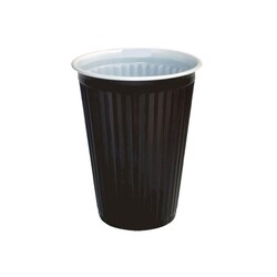 3000 Automatenbecher Thermobecher 180 ml PS Ø 70,3 x 91 mm braun/weiß