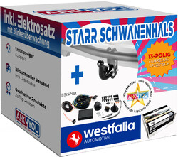 WESTFALIA AHK für BMW 2er U06 Active Tourer ab 21 starr + 13-pol BRINK ES SPEZ