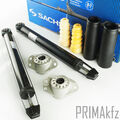 2x SACHS Stoßdämpfer + Staubmanschette + Domlager hinten für Seat Skoda VW