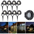 2-10X LED Gartenstrahler Boden IP65 Beleuchtung GU10 mit Erdspieß Außen Leuchte